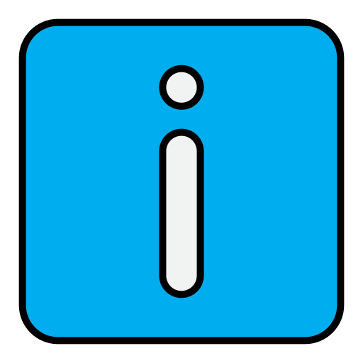 information Generic Thin Outline Color icon