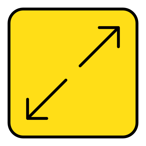 maximieren Generic Thin Outline Color icon