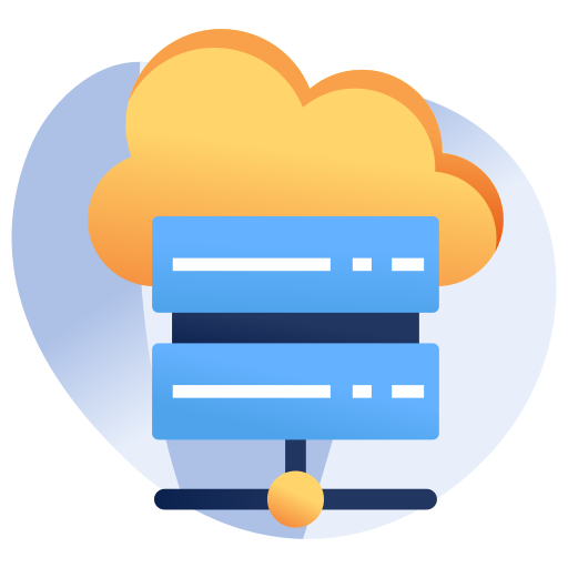 Cloud server Generic Rounded Shapes icon