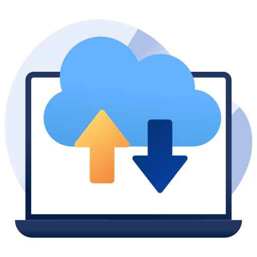 Data transfer Generic Rounded Shapes icon