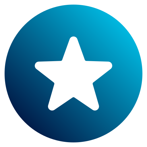 estrella Generic Flat Gradient icono