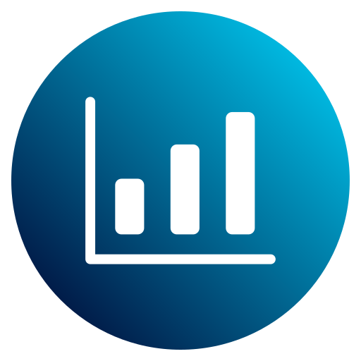 statistieken Generic Flat Gradient icoon