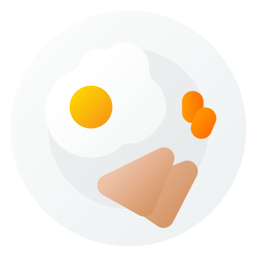 ontbijt Generic Flat Gradient icoon