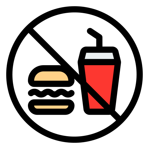 No fast food Generic Outline Color icon
