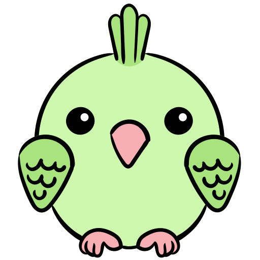 papegaai Generic Hand Drawn Color icoon