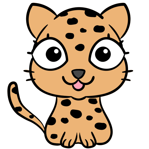 Леопард Generic Hand Drawn Color иконка