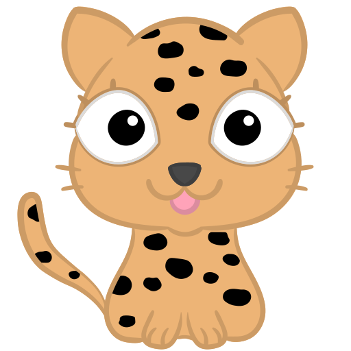 Leopard Generic Hand Drawn Color icon