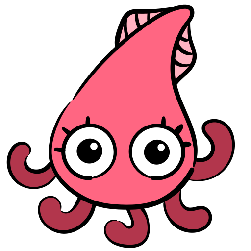 Squid Generic Hand Drawn Color icon