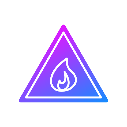 Fire sign Generic Flat Gradient icon