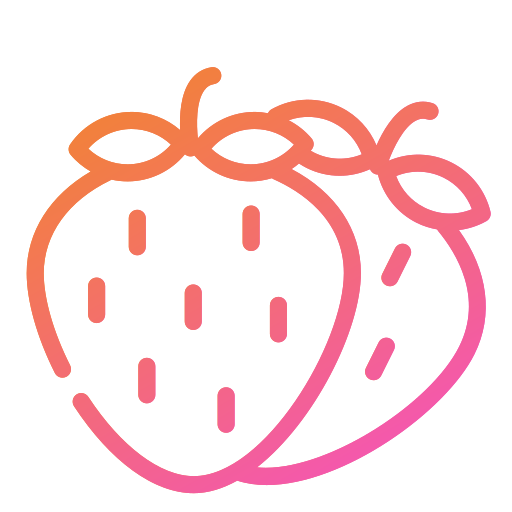 erdbeeren Generic Gradient icon