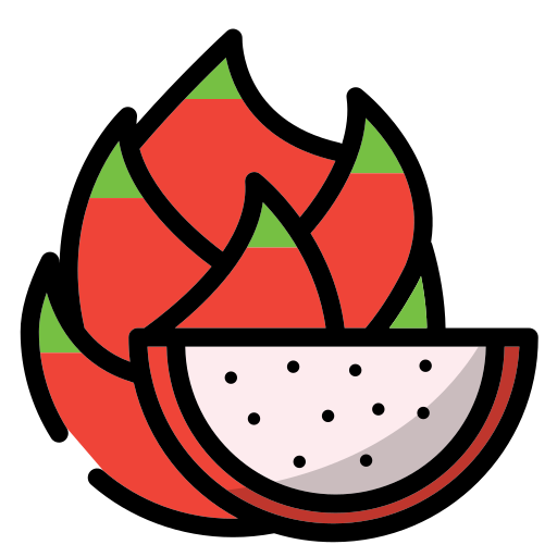 drakenfruit Generic Outline Color icoon