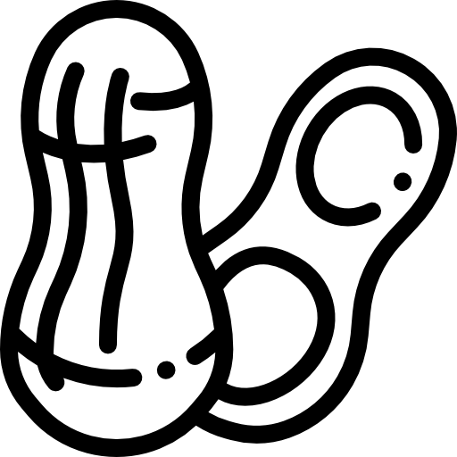 Арахис Detailed Rounded Lineal иконка