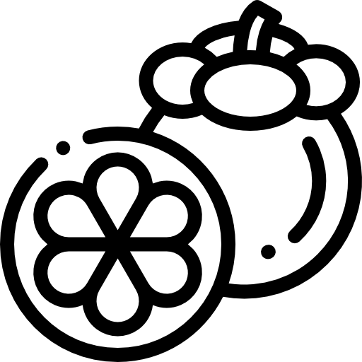 Мангустин Detailed Rounded Lineal иконка