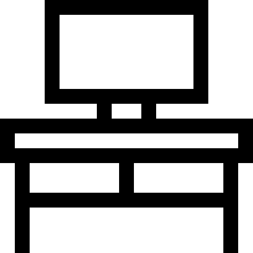 biurko Basic Straight Lineal ikona