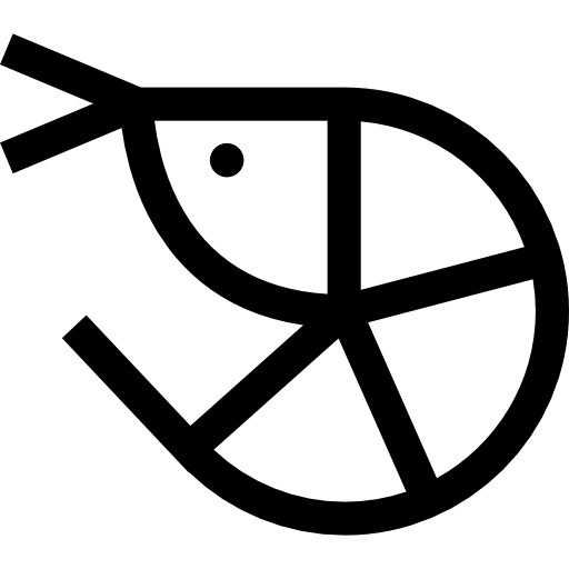 garnele Basic Straight Lineal icon