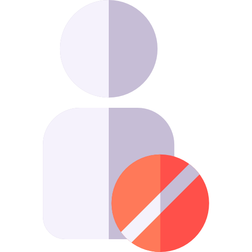 禁止ユーザー Basic Rounded Flat icon