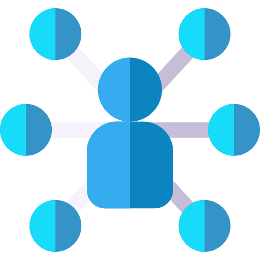 sieć Basic Rounded Flat ikona