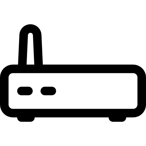 modem Basic Rounded Lineal icoon