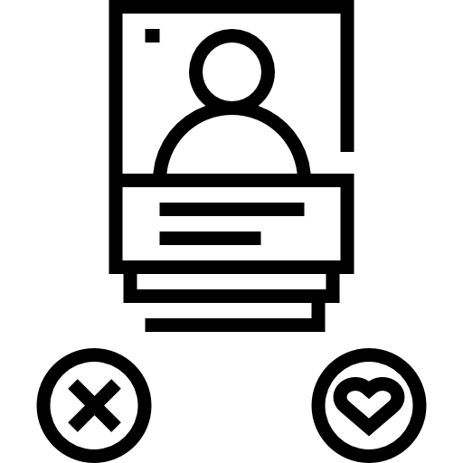 randki Detailed Straight Lineal ikona