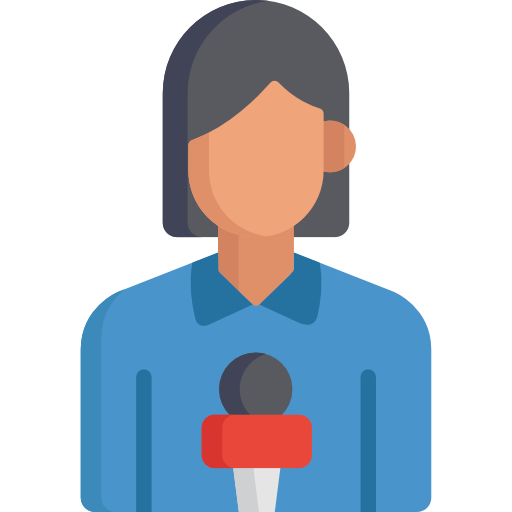 News reporter Special Flat icon