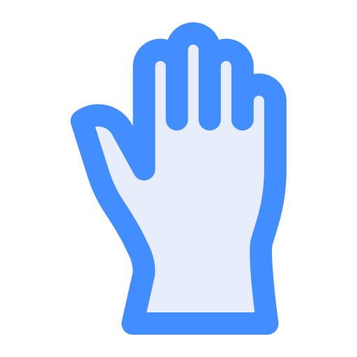 Gloves Generic Blue icon