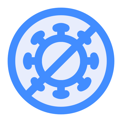 sin virus Generic Blue icono