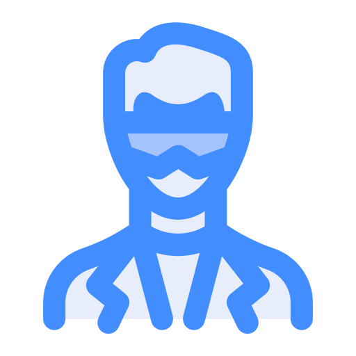 Scientist Generic Blue icon