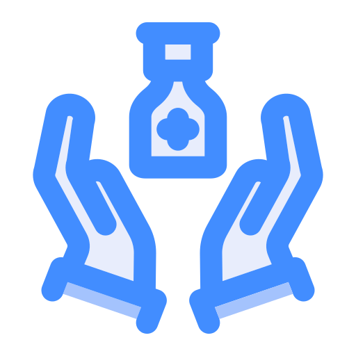 Vaccine Generic Blue icon