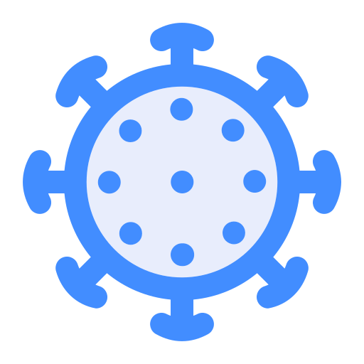 virus Generic Blue Icône