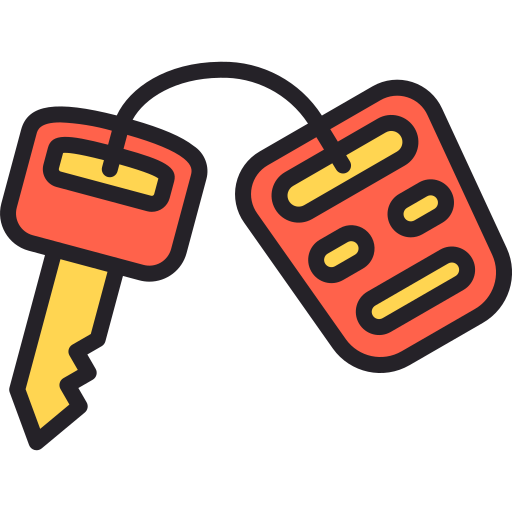 Car key Generic Outline Color icon
