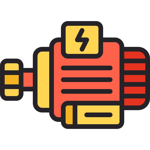 motor eléctrico Generic Outline Color icono