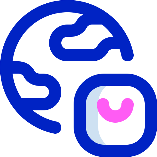 Shipping Super Basic Orbit Color icon