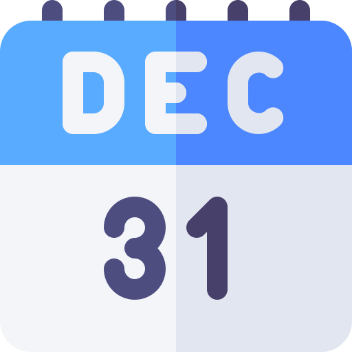 12月 Basic Rounded Flat icon