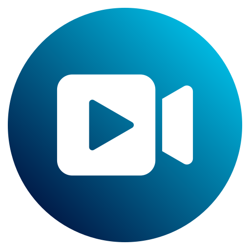 videokamera Generic Flat Gradient icon