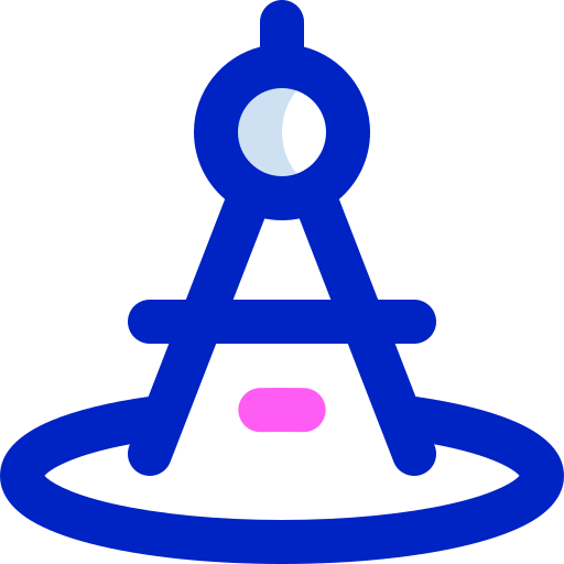 brújula Super Basic Orbit Color icono