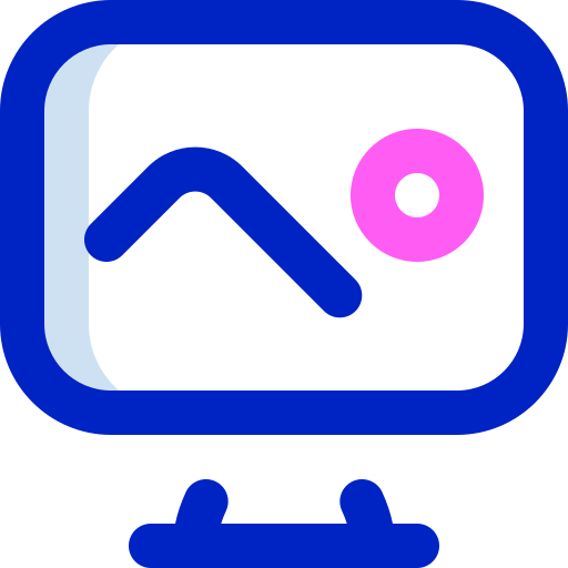computer Super Basic Orbit Color icona