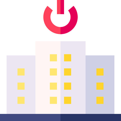 ciudad Basic Straight Flat icono