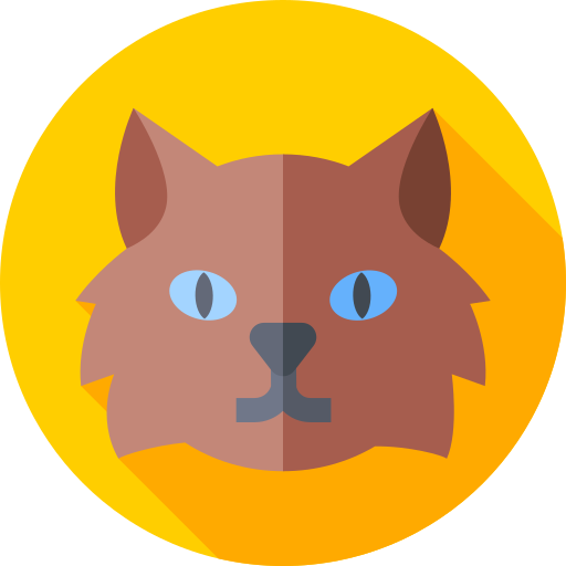 Кимрическая кошка Flat Circular Flat иконка