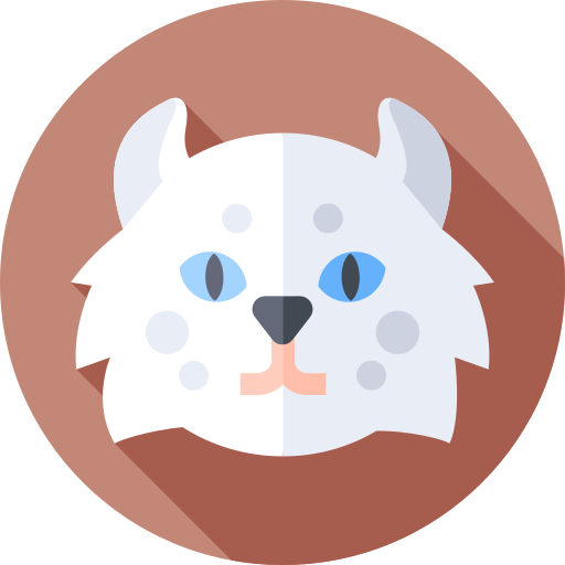 シベリア猫 Flat Circular Flat icon