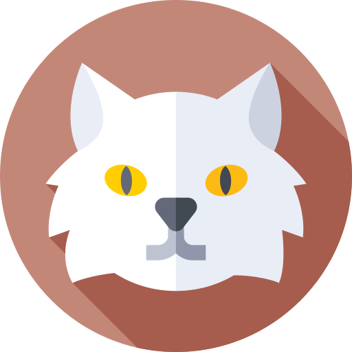 ペルシャ猫 Flat Circular Flat icon