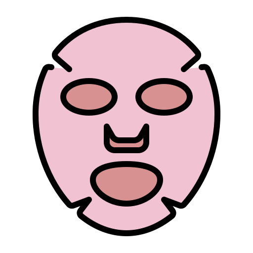 Sheet mask Generic Outline Color icon