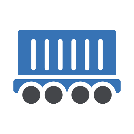 verhuizer vrachtwagen Generic Blue icoon