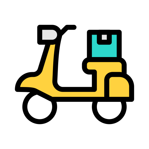 scooter Generic Outline Color icono