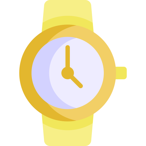 orologio da polso Kawaii Flat icona