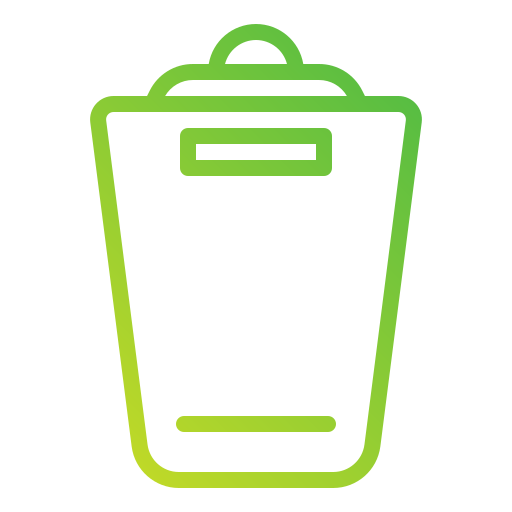 Trash bin Generic Gradient icon