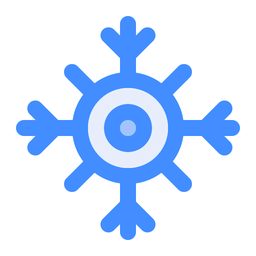 Snowflake Generic Blue icon