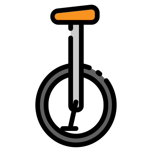 unycycle Generic Outline Color icon