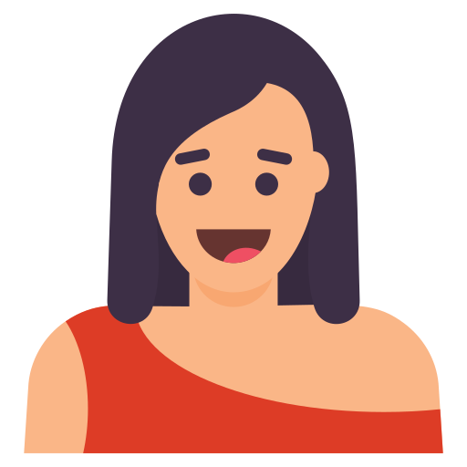 muchacha Generic Flat icono