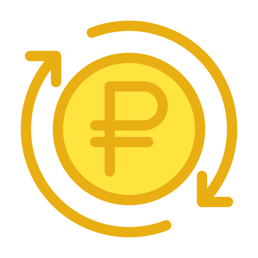 Ruble Generic Outline Color icon