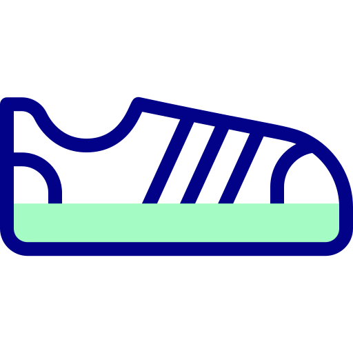 scarpe da ginnastica Detailed Mixed Lineal color icona
